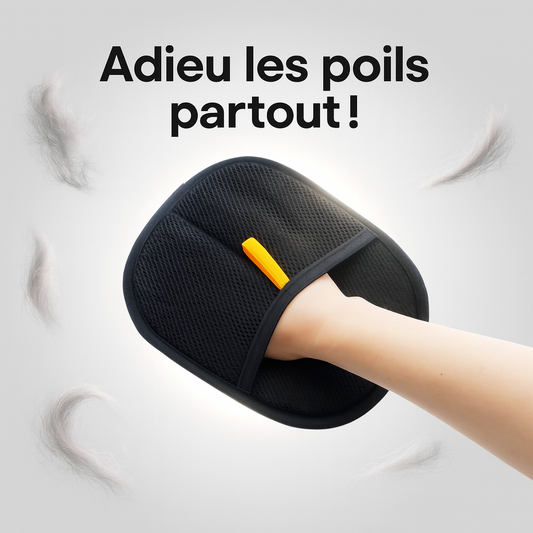 Gants réutilisables pour le nettoyage des poils d'animaux